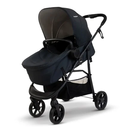 Convertible Baby Stroller Pram - Adjustable Seat & Canopy