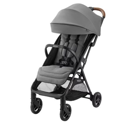 Snugmelo Compact Lightweight Travel Stroller Lilac Mod (Grey)